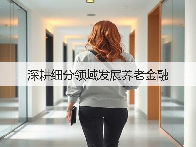 深耕细分领域发展养老金融