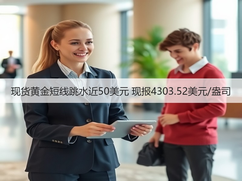 现货黄金短线跳水近50美元 现报4303.52美元/盎司