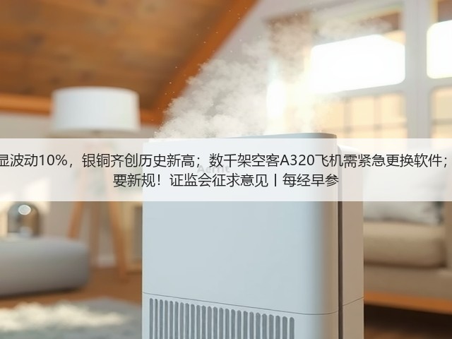 美股五连涨,英特尔明显波动10%,银铜齐创历史新高;数千架空客A320飞机需紧急更换软件;香港将下半旗志哀;重要新规!证监会征求意见丨每经早参(图1) 美股五连涨,英特尔明显波动10%,银铜齐创历史新高;数千架空客A320飞机需紧急更换软件;香港将下半旗志哀;重要新规!证监会征求意见丨每经早参(图1)