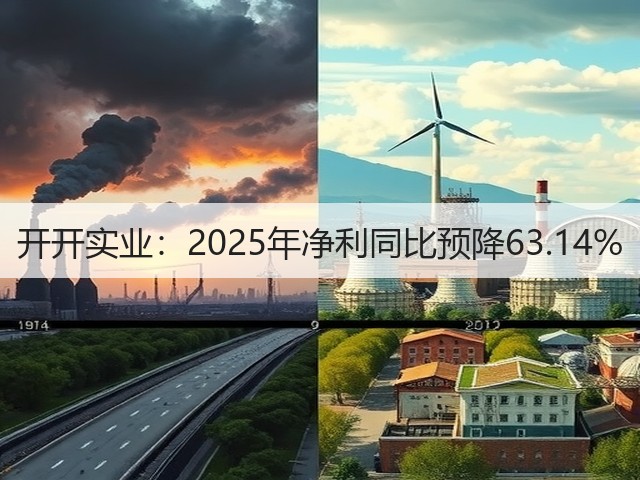开开实业:2025年净利同比预降63.14%(图1) 开开实业:2025年净利同比预降63.14%(图1)