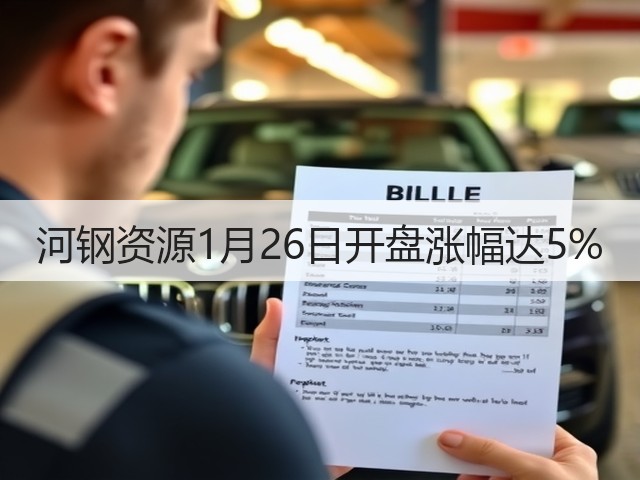 河钢资源1月26日开盘涨幅达5%(图1) 河钢资源1月26日开盘涨幅达5%(图1)