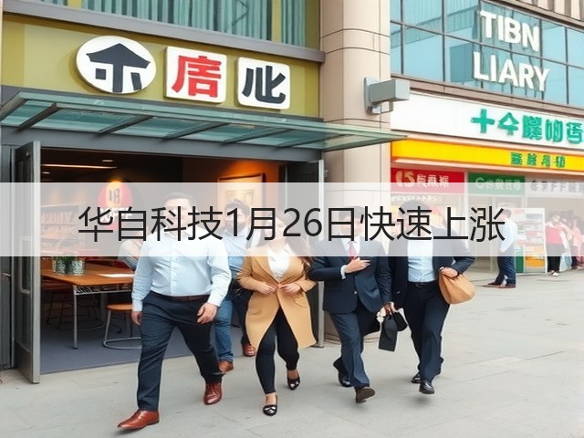 华自科技1月26日快速上涨(图3) 华自科技1月26日快速上涨(图3)