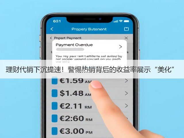 理财代销下沉提速！警惕热销背后的收益率展示“美化”(图3)