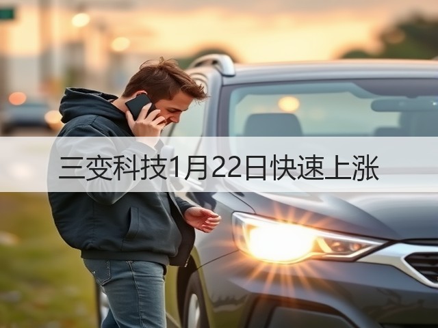 三变科技1月22日快速上涨(图1)