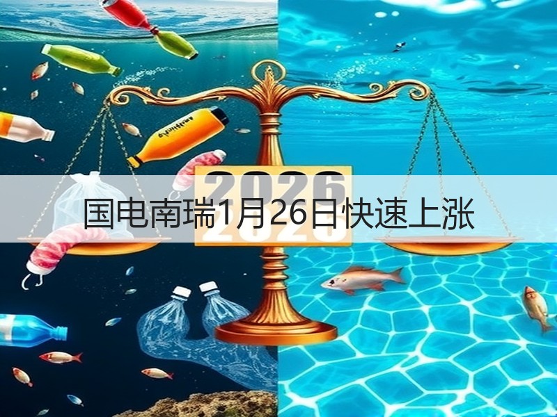 国电南瑞1月26日快速上涨