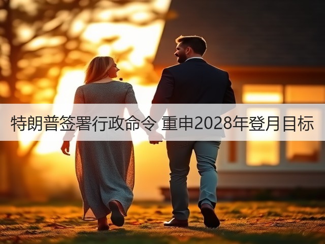 特朗普签署行政命令 重申2028年登月目标(图1)