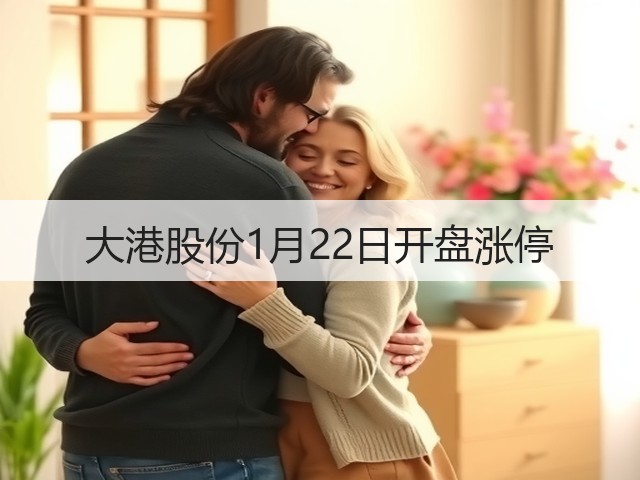 大港股份1月22日开盘涨停(图2) 大港股份1月22日开盘涨停(图2)