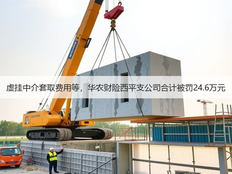 虚挂中介套取费用等，华农财险西平支公司合计被罚24.6万元