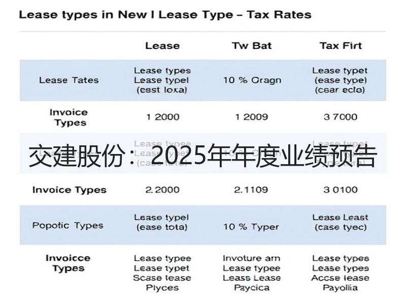 交建股份：2025年年度业绩预告