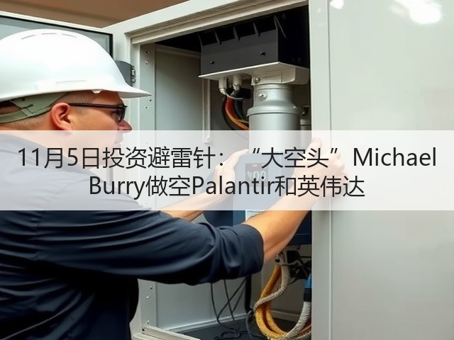 11月5日投资避雷针:“大空头”Michael Burry做空Palantir和英伟达(图1) 11月5日投资避雷针:“大空头”Michael Burry做空Palantir和英伟达(图1)