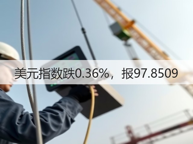 美元指数跌0.36%,报97.8509(图3) 美元指数跌0.36%,报97.8509(图3)
