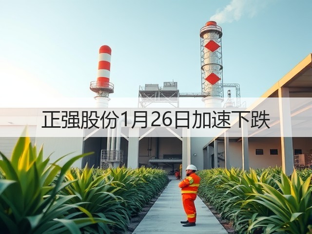 正强股份1月26日加速下跌(图3) 正强股份1月26日加速下跌(图3)