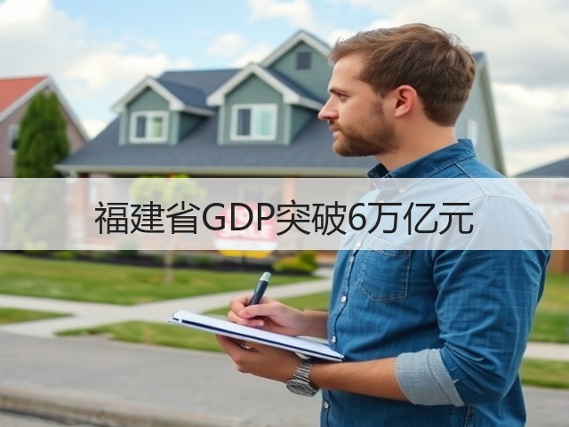 福建省GDP突破6万亿元(图1) 福建省GDP突破6万亿元(图1)