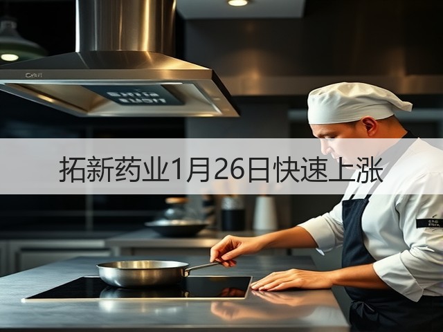 拓新药业1月26日快速上涨(图1) 拓新药业1月26日快速上涨(图1)