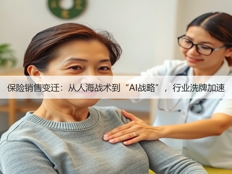 保险销售变迁：从人海战术到“AI战略”，行业洗牌加速