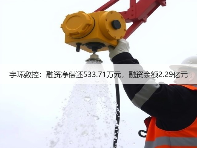 宇环数控:融资净偿还533.71万元,融资余额2.29亿元(图1) 宇环数控:融资净偿还533.71万元,融资余额2.29亿元(图1)