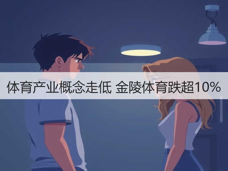 体育产业概念走低 金陵体育跌超10%