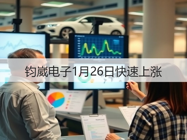钧崴电子1月26日快速上涨(图3) 钧崴电子1月26日快速上涨(图3)