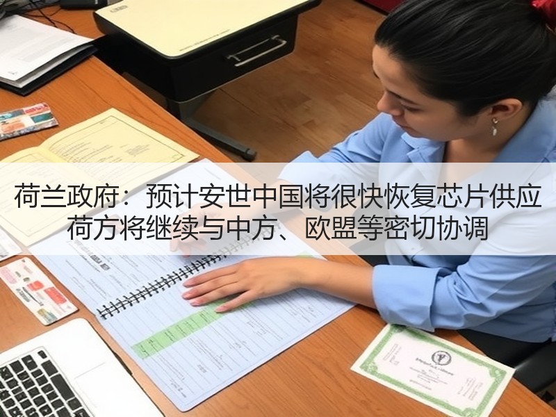 荷兰政府：预计安世中国将很快恢复芯片供应 荷方将继续与中方、欧盟等密切协调