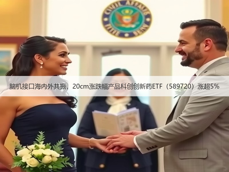 脑机接口海内外共振，20cm涨跌幅产品科创创新药ETF（589720）涨超5%