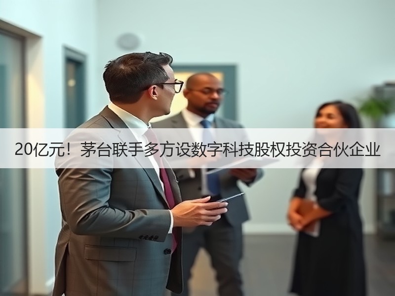 20亿元！茅台联手多方设数字科技股权投资合伙企业