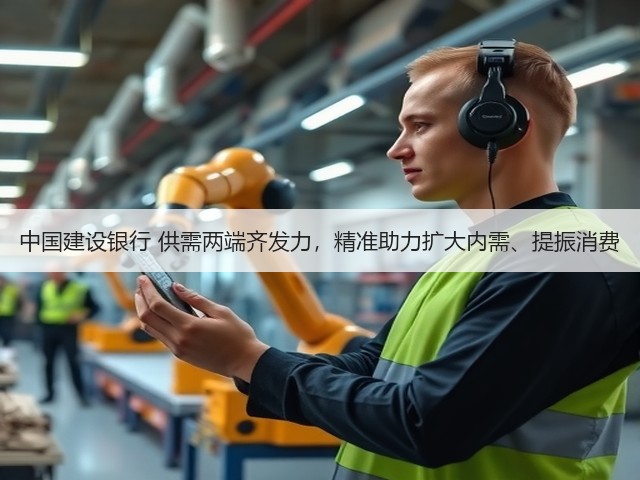 中国建设银行 供需两端齐发力,精准助力扩大内需、提振消费(图2) 中国建设银行 供需两端齐发力,精准助力扩大内需、提振消费(图2)