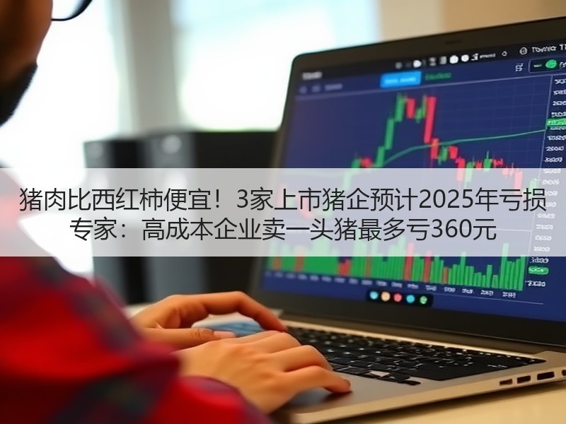 猪肉比西红柿便宜！3家上市猪企预计2025年亏损 专家：高成本企业卖一头猪最多亏360元