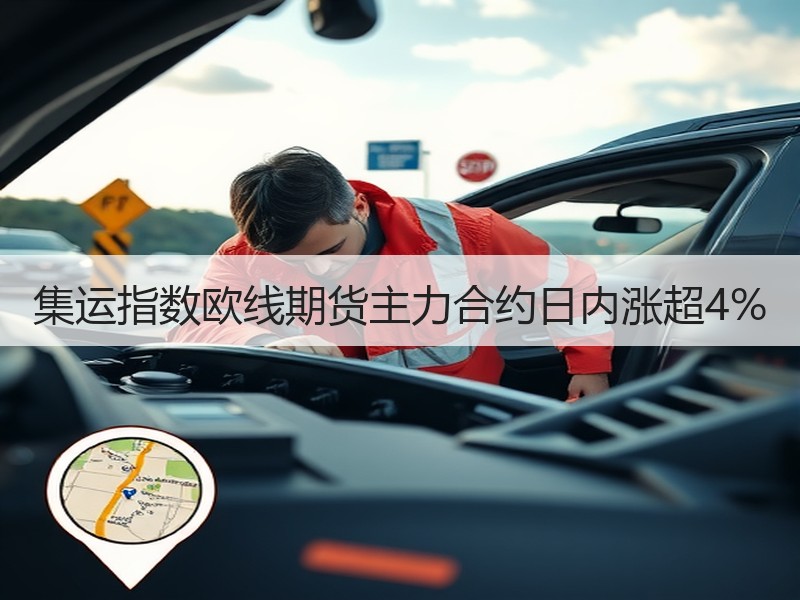 集运指数欧线期货主力合约日内涨超4%