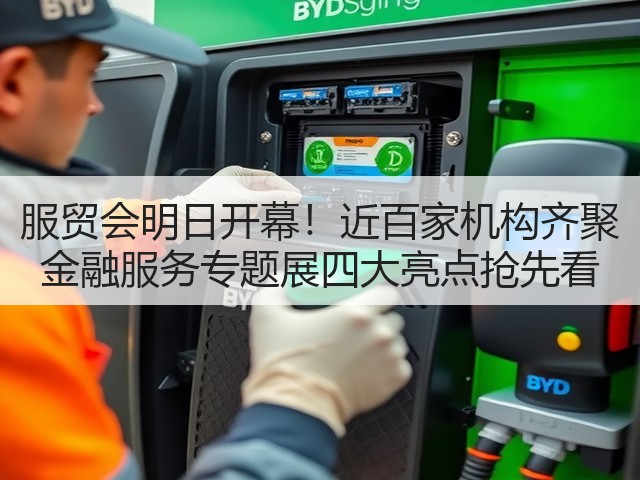 服贸会明日开幕！近百家机构齐聚 金融服务专题展四大亮点抢先看(图3)