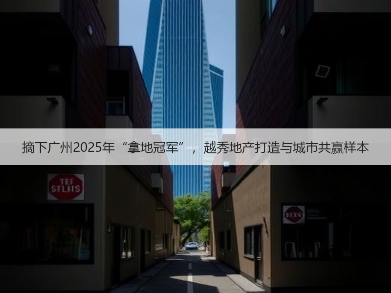 摘下广州2025年“拿地冠军”，越秀地产打造与城市共赢样本