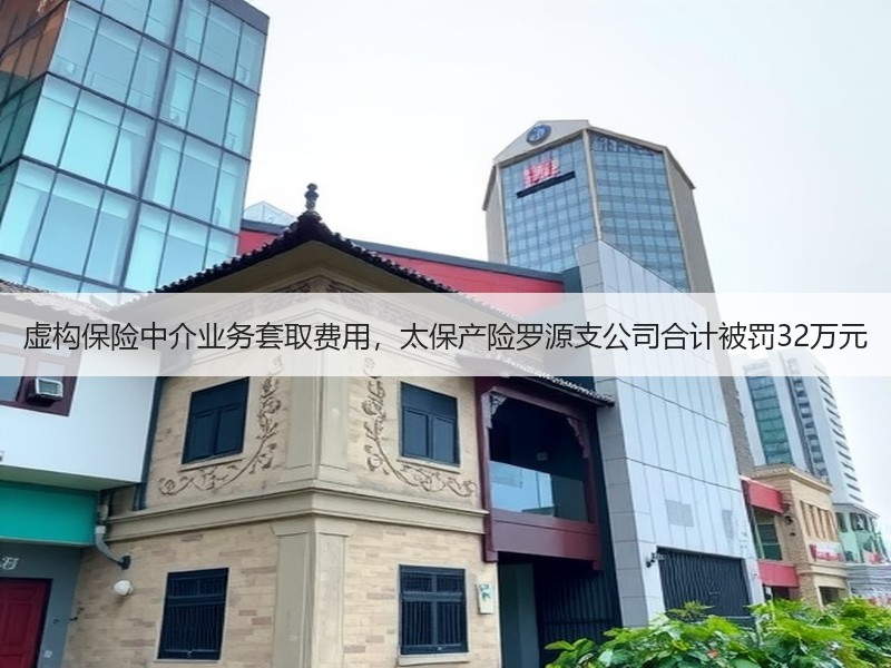 虚构保险中介业务套取费用，太保产险罗源支公司合计被罚32万元
