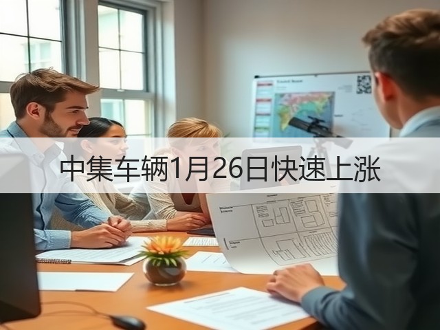 中集车辆1月26日快速上涨(图1) 中集车辆1月26日快速上涨(图1)
