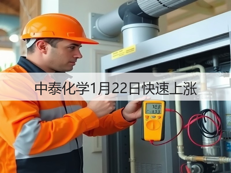 中泰化学1月22日快速上涨