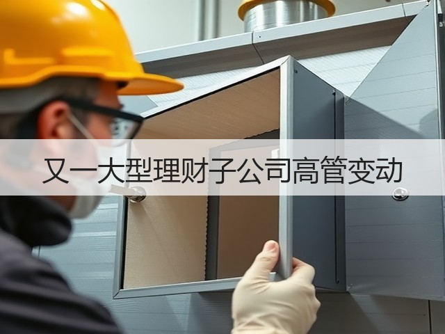 又一大型理财子公司高管变动(图1) 又一大型理财子公司高管变动(图1)