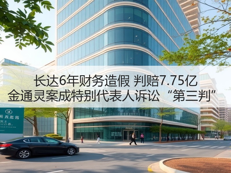 长达6年财务造假 判赔7.75亿 金通灵案成特别代表人诉讼“第三判”