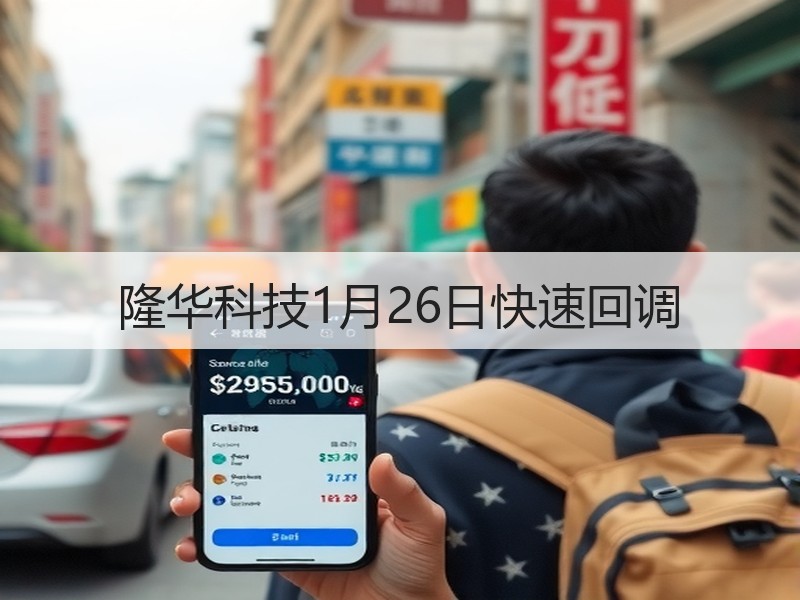 隆华科技1月26日快速回调