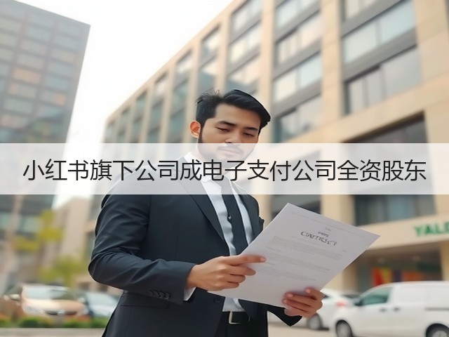 小红书旗下公司成电子支付公司全资股东(图3) 小红书旗下公司成电子支付公司全资股东(图3)