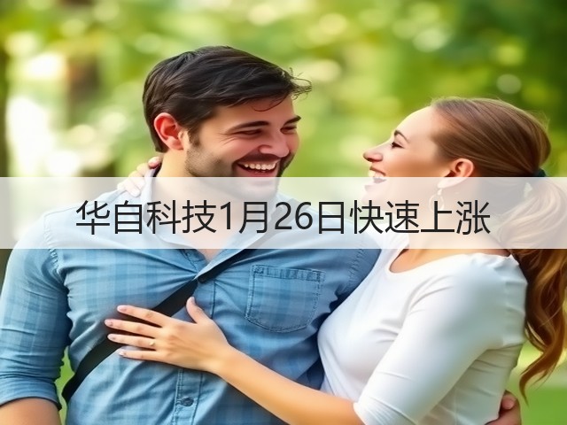 华自科技1月26日快速上涨(图2) 华自科技1月26日快速上涨(图2)