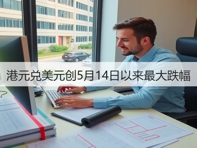 港元兑美元创5月14日以来最大跌幅(图3)