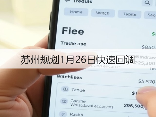 苏州规划1月26日快速回调(图2) 苏州规划1月26日快速回调(图2)