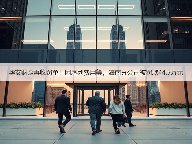 华安财险再收罚单！因虚列费用等，海南分公司被罚款44.5万元