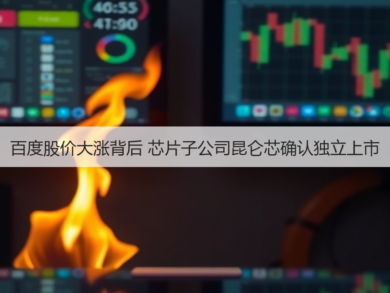 百度股价大涨背后 芯片子公司昆仑芯确认独立上市