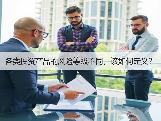 各类投资产品的风险等级不同,该如何定义?(图3) 各类投资产品的风险等级不同,该如何定义?(图3)