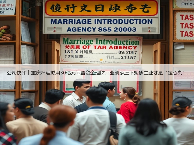公司快评︱重庆啤酒拟用30亿元闲置资金理财，业绩承压下聚焦主业才是“定心丸”
