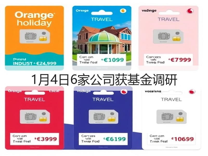 1月4日6家公司获基金调研