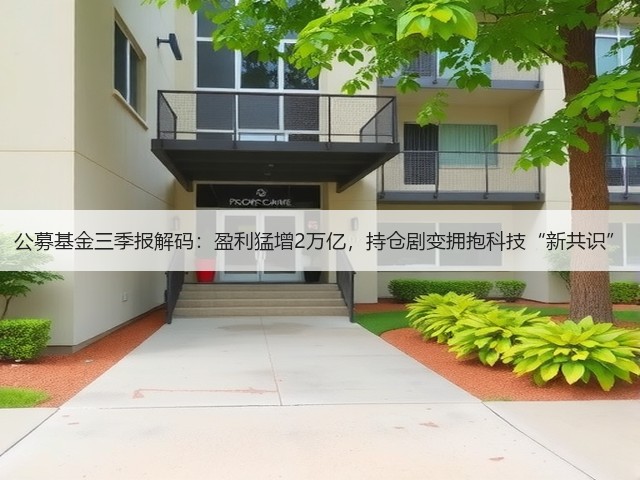 公募基金三季报解码:盈利猛增2万亿,持仓剧变拥抱科技“新共识”(图2) 公募基金三季报解码:盈利猛增2万亿,持仓剧变拥抱科技“新共识”(图2)