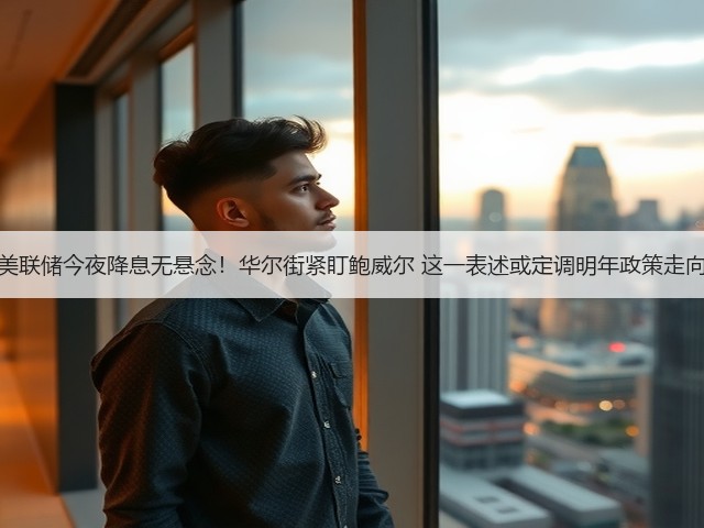 美联储今夜降息无悬念！华尔街紧盯鲍威尔 这一表述或定调明年政策走向(图2)