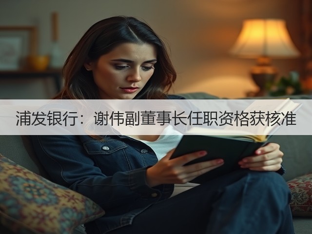 浦发银行:谢伟副董事长任职资格获核准(图1) 浦发银行:谢伟副董事长任职资格获核准(图1)