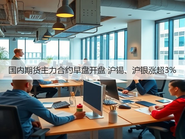 国内期货主力合约早盘开盘 沪锡、沪银涨超3%(图3)
