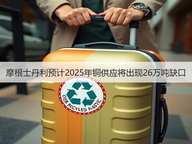 摩根士丹利预计2025年铜供应将出现26万吨缺口(图1)